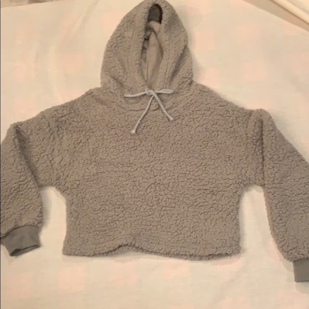 A fuzzy hoddie